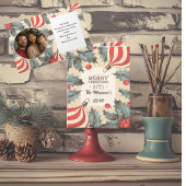  Holly Folded Feestdagen Kaart