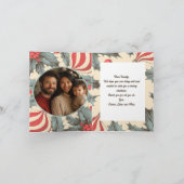  Holly Folded Feestdagen Kaart (Binnen)