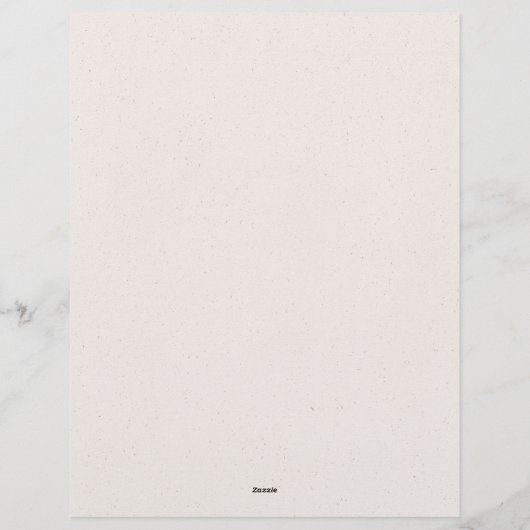 Holly Forest Kerstmis 8,5 "x 11" briefpapier Briefhoofd (Achterkant)