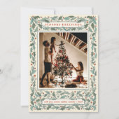  Holly Foto Feestdagenkaart (Voorkant)