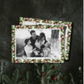  Holly Foto Lijst Kerst Kaart