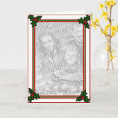 Holly/Foto van Greeting Card Kaart (Gele Bloem)