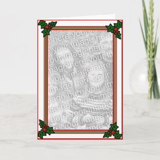 Holly/Foto van Greeting Card Kaart