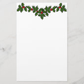Holly Garland Stationery Briefpapier (Voorkant)