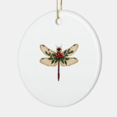 Holly gevleugelde libel keramisch ornament (Links)