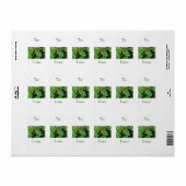 Holly Gift Label (Full Sheet)