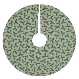 Holly groene patronen kerstboom rok