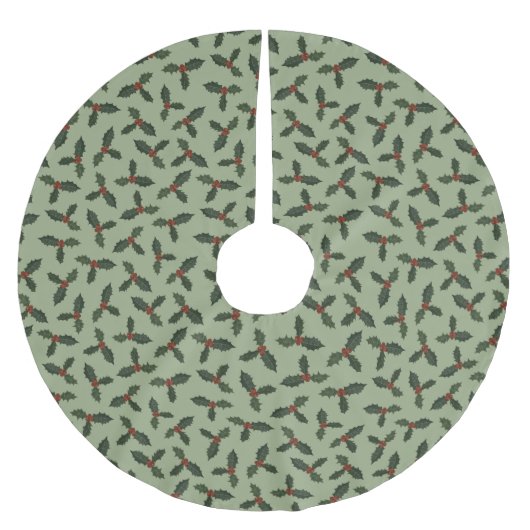 Holly groene patronen kerstboom rok (Voorkant)