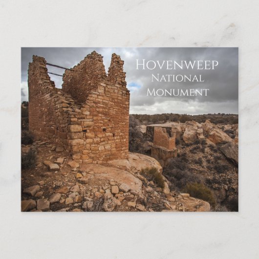 Holly Group Ruins, Nationaal Monument Hovenweep, U Briefkaart (Voorkant)