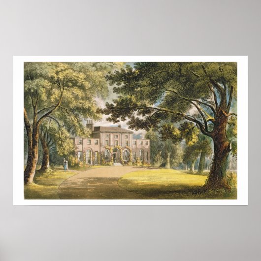 Holly Grove House, van Ackermann's "Repository of Poster (Voorkant)