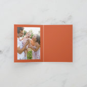 Holly Hand Lettered We wensen je een vrolijk kerst Feestdagen Kaart (Binnen)