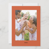 Holly Hand Lettered We wensen je een vrolijk kerst Feestdagenkaart (Achterkant)