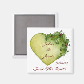 Holly Heart - Bewaar de datum magneet (Voorkant / Achterkant)