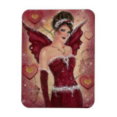 Holly Heart valentijn fee van Renee Magneet (Verticaal)
