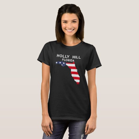 Holly Hill Florida USA T-shirt (Voorkant volledig)