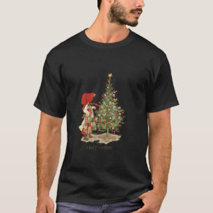 Holly Hobbie Vintage Kerstboom Ornament Hangen T-shirt