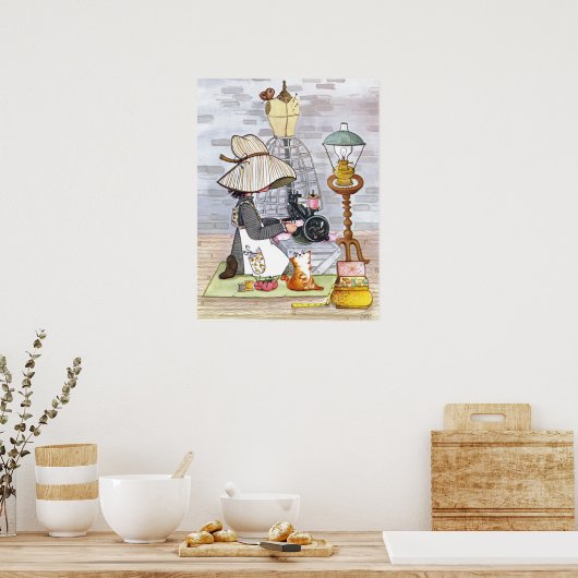 Holly Hobby Seamstress - Poster (Keuken)