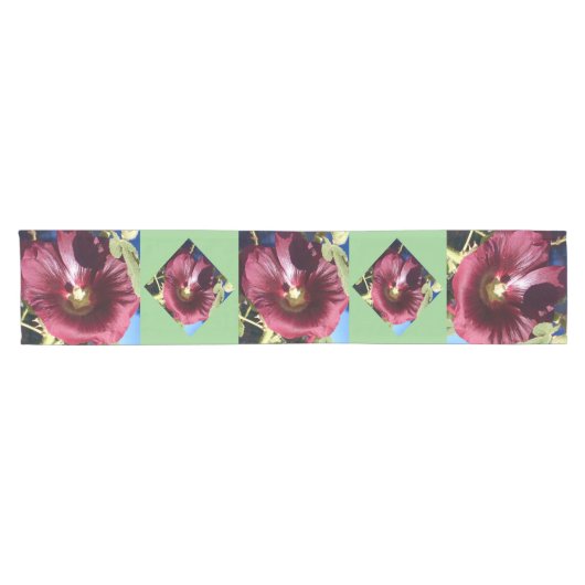 Holly Hock table Runner Korte Tafelloper (Horizontaal)