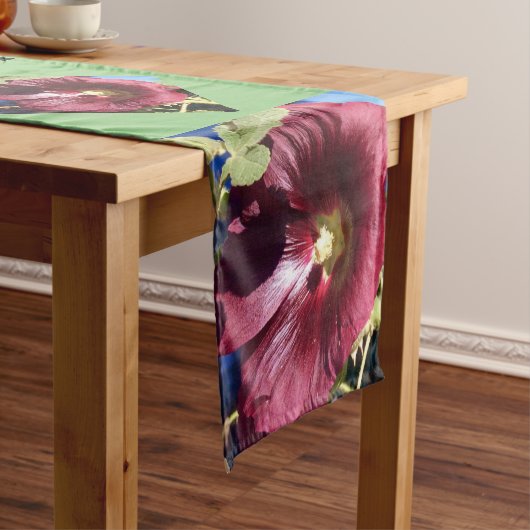 Holly Hock table Runner Korte Tafelloper (Voorbeeld)