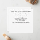 Holly Holiday Christmas Insert Behuizing Kaart Notitiekaartje (Voorkant / Achterkant in situ)