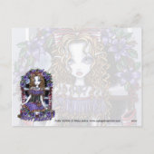 Holly Holiday Christmas Party Snoep Angel Briefkaa Feestdagenkaart (Achterkant)