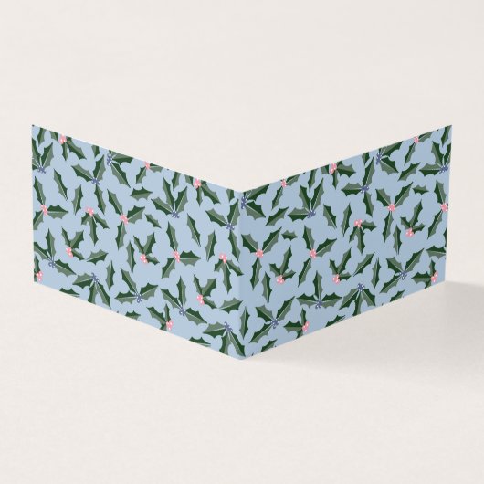 Holly Holiday Gift Enclosure Kaart (Buitenkant)