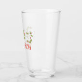 Holly Holiday Glass Glas (Links)