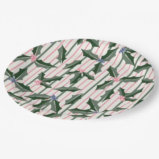  Holly Holiday Papieren Bordje (Gekanteld)