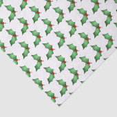 Holly Holiday Tissue Paper Tissuepapier (Detail)
