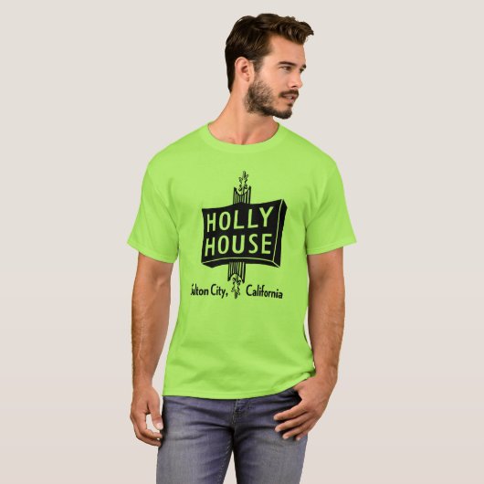 Holly House Retro T-shirt (Voorkant volledig)