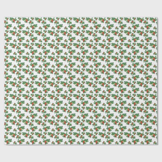  Holly-inpakpapier Cadeaupapier (Vlak)