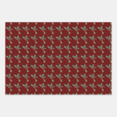 Holly inpakpapier voor geschenken en cadeaus (Voorkant 2)