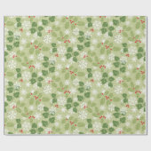 Holly Ivy Snow-kerstinpakpapier Cadeaupapier (Vlak)