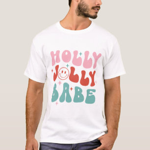 Holly Jolly Babe Kerstmis T-shirt