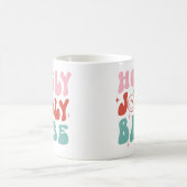 Holly Jolly Babe Retro Kerstmis Koffiemok (Center)