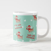 holly jolly Chiweenie Grote Koffiekop (Rechts)