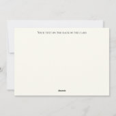 Holly Jolly Christmas 3D effect groen rood Feestdagenkaart (Achterkant)