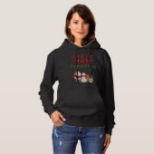 Holly Jolly Christmas Cute Holiday Hoodie (Voorkant volledig)