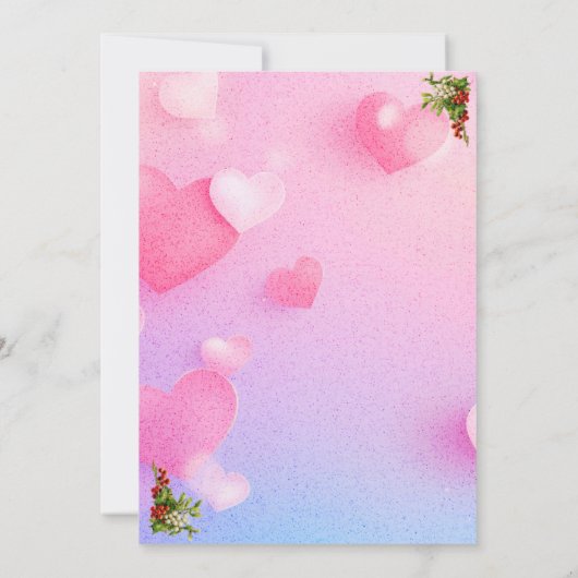 Holly Jolly Christmas Cute Penguin Paste Kaart (Achterkant)