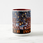 Holly Jolly Christmas-inspecteur Keepsake Mok (Midden)