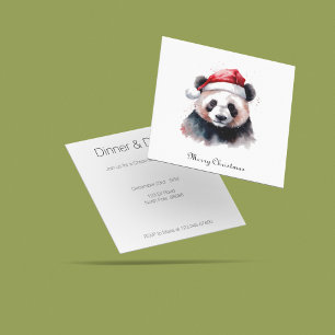 Holly Jolly Christmas Panda, op maat Kaart