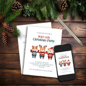 Holly Jolly Christmas Party Uitnodiging