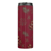 Holly Jolly Christmas Pinecones & Berries Thermosbeker (Achterkant)
