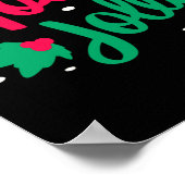 Holly Jolly Christmas  Poster (Hoek)