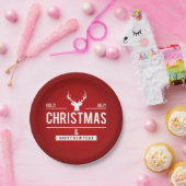 Holly Jolly Christmas Reindeer | Feestdagen & even Papieren Bordje (Feest)