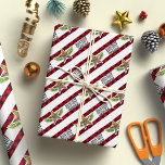 Holly Jolly Christmas Rode plaid strepen Feestelij Cadeaupapier<br><div class="desc">Voeg een vleugje rustieke charme en feestelijke flair toe aan uw vakantiegeschenken met dit unieke inpakpapier. Met de uitdrukking "Holly Jolly Christmas" in een speels zwart lettertype, combineert dit ontwerp trendy luipaardprintsterren met klassieke rode en zwarte buffelplaid strepen, allemaal tegen een frisse witte achtergrond. Ideaal voor wie houdt van een...</div>