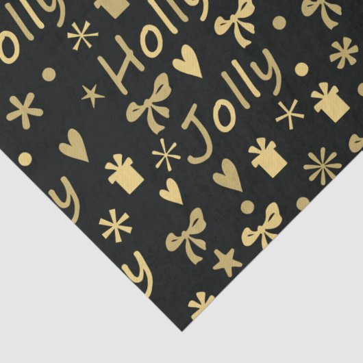 Holly Jolly Christmas Tissuepapier (Detail)