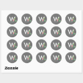 Holly Jolly Collectie Ronde Sticker (Vel)