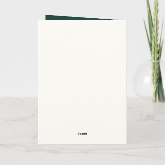 Holly Jolly Cozy Vibes Retro Christmas Photo Feestdagen Kaart (Achterkant)