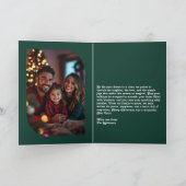 Holly Jolly Cozy Vibes Retro Christmas Photo Feestdagen Kaart (Binnen)